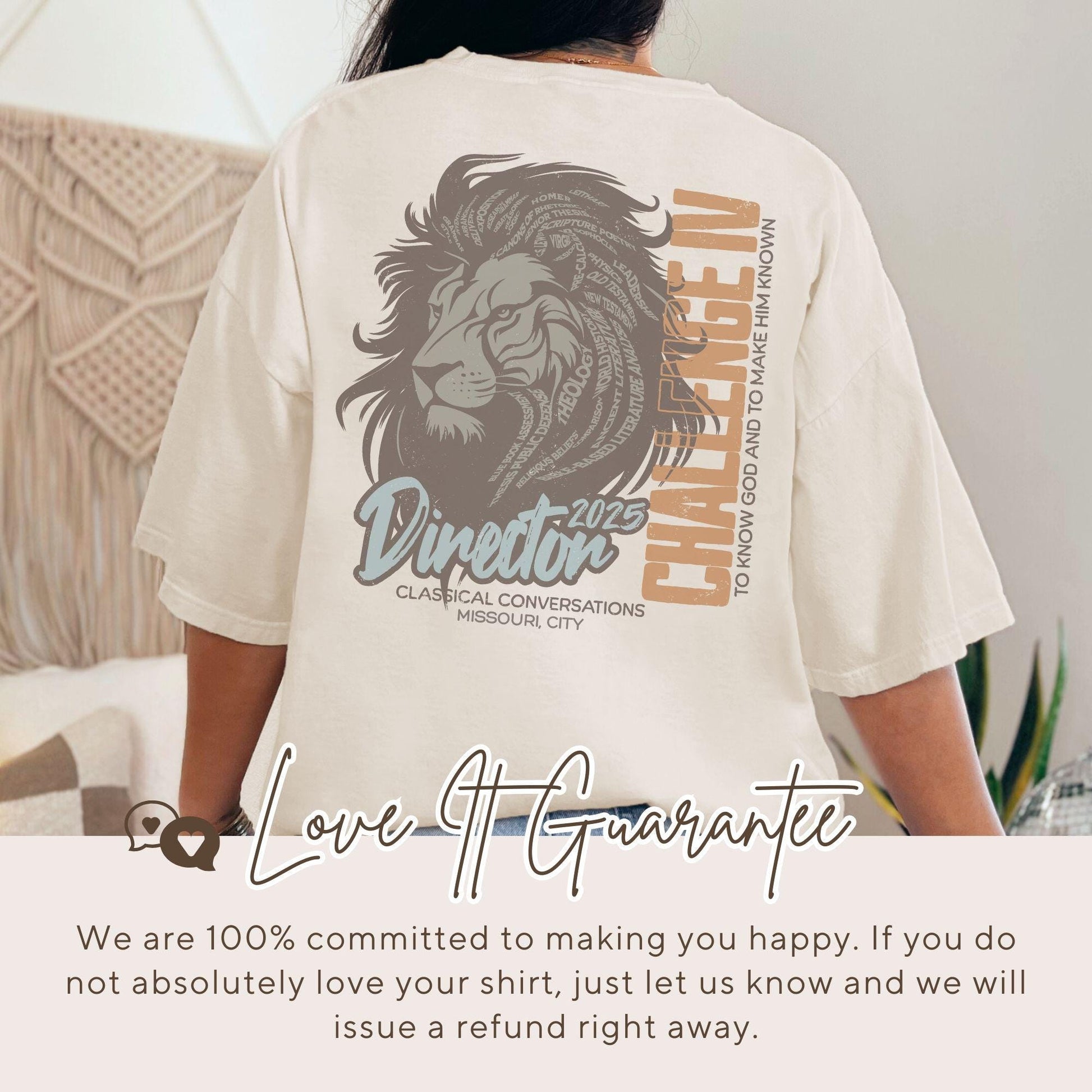Personalized CC Challenge IV Director Shirt Challenge IV Director Gift Classical Conversations Challenge Director Tee End of School Gift
