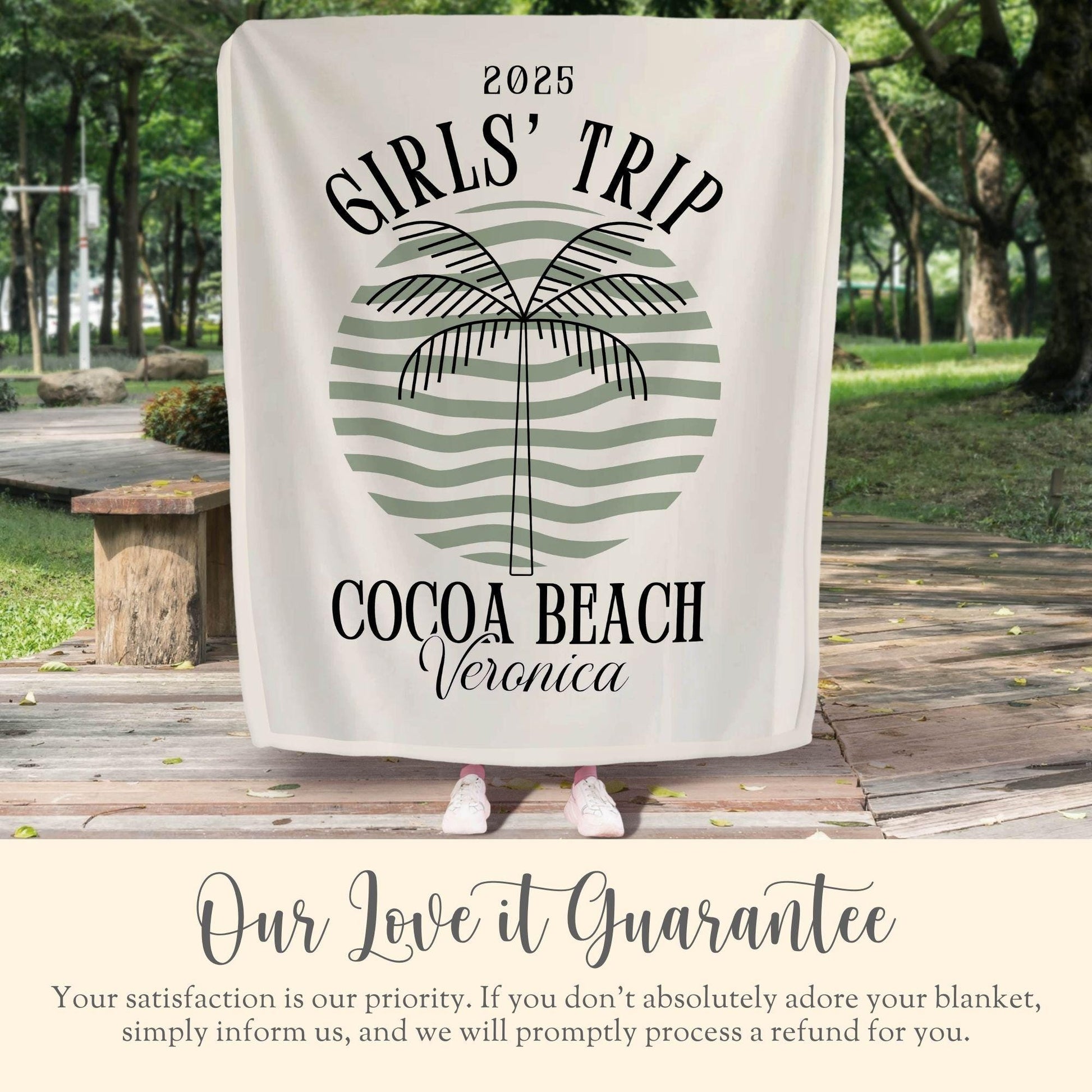 Personalized Girls Trip Minky Blanket Gift for Girls Trip Blanket Girls Vacation Plush Blanket Besties Trip Minky Blanket Girls Trip Gift