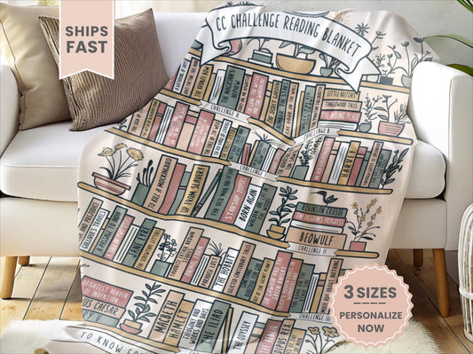 CC Challenge Reading Minky Blanket