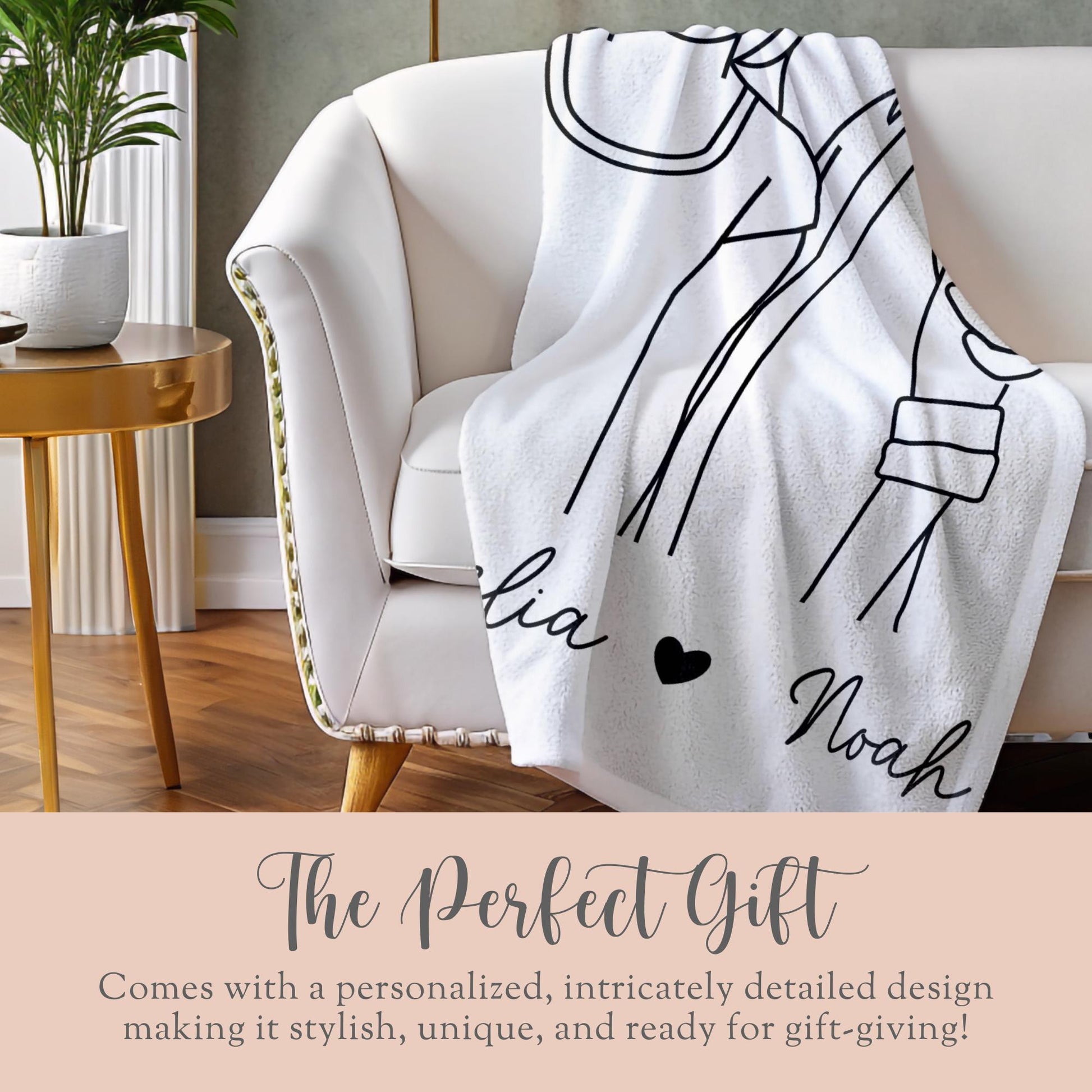 Gift for Granny Faceless Plush Blanket 
Mothers Day Gift