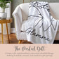 Gift for Glamma Faceless Fleece Blanket 
Mothers Day Gift