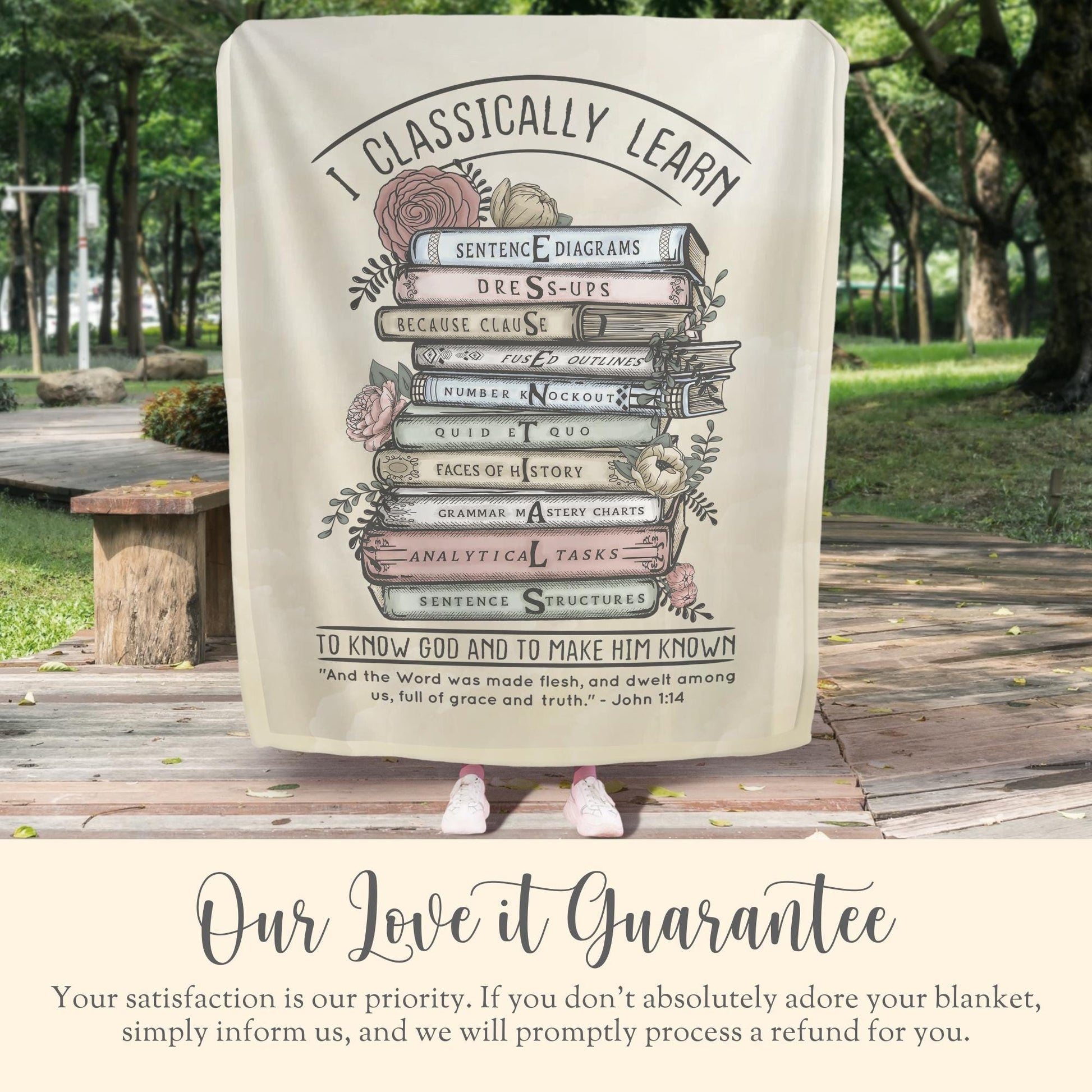 CC Essentials Minky Blanket Gift for CC Essentials Tutor Year End Gift Classical Conversations Essentials Plush Blanket English Fleece Throw