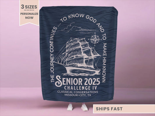 Personalized CC Challenge IV Minky Blanket