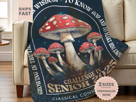 Personalized CC Challenge IV Minky Blanket