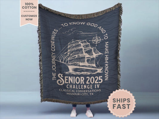Personalized CC Challenge IV Woven Blanket
CC Senior Woven Blanket
Challenge IV Woven blanket