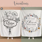 Personalized Maid of Honor Minky Blanket Gift for Maid of Honor Throw Wedding Proposal Gift Maid of Honor Plush Blanket Bridal Party Gift
