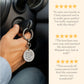 Personalized Bonus Dad Keychain Gift for Bonus Dad Keyfob Fathers Day Gift Step Dad Keyring Present Bonus Dad Thank You from Stepdaughter