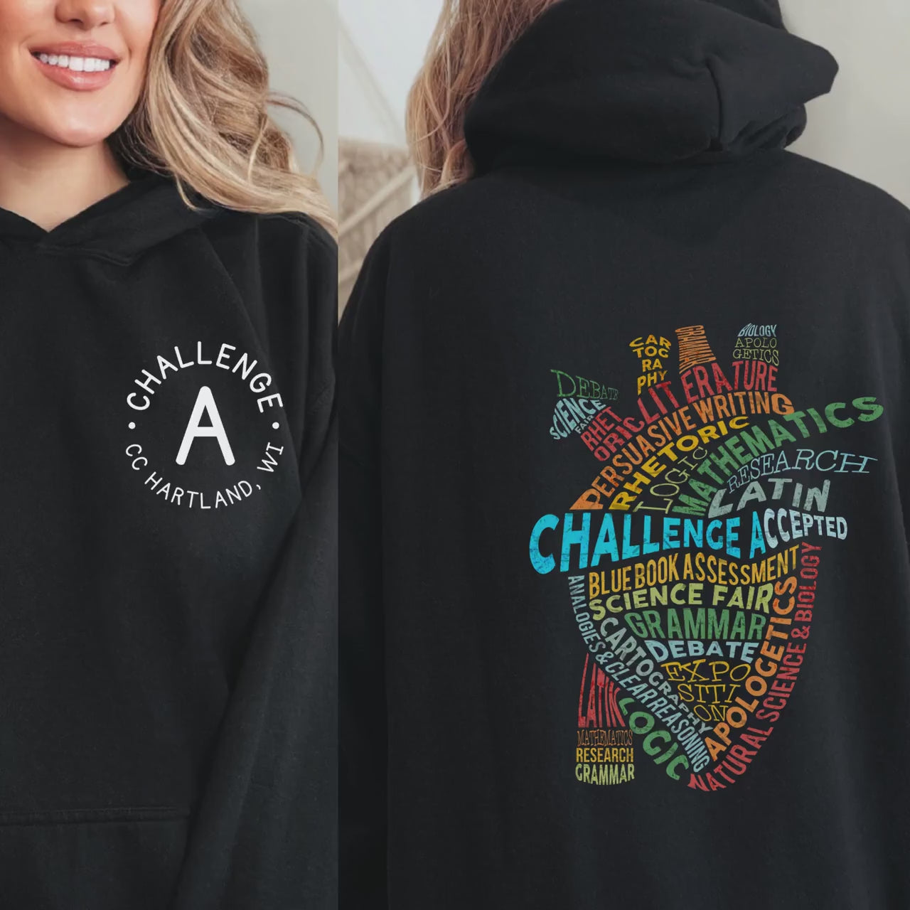 Personalized CC Challenge A Sweatshirt Gift for CC Challenge Director Sweater Year End Gift Classical Conversations Challenge A Hoodie Heart